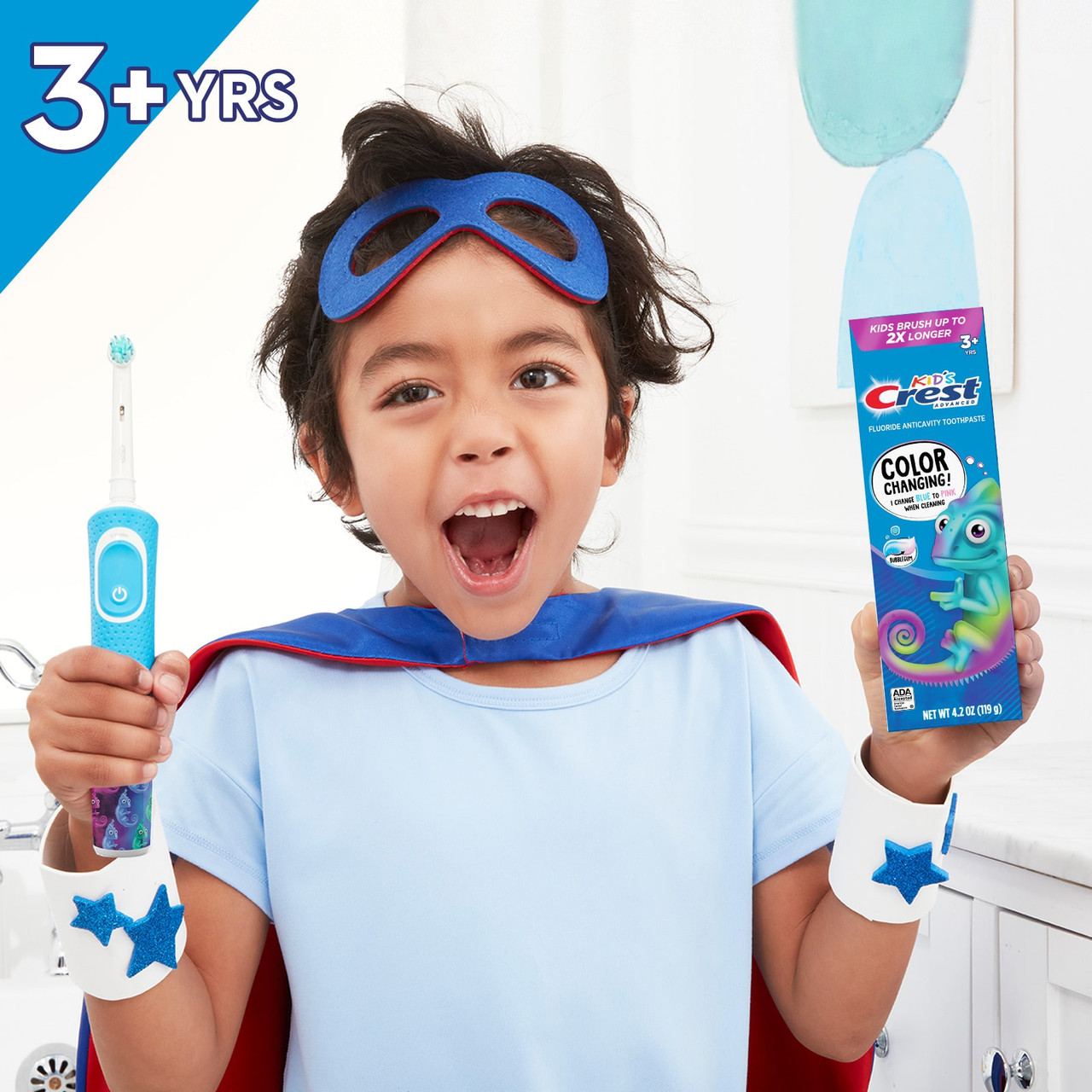 Balíky Oral-B Crest Kids Enamel + Cavity Protection Biele Modre | SK_OB32769