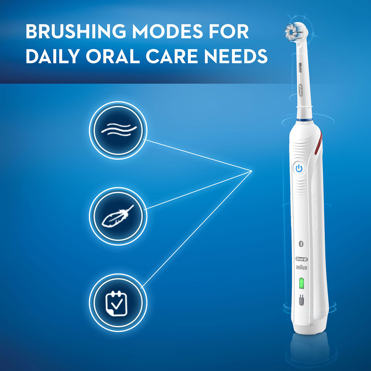 Inteligentná séria Oral-B Smart 4000 Rechargeable Biele | SK_OB43648