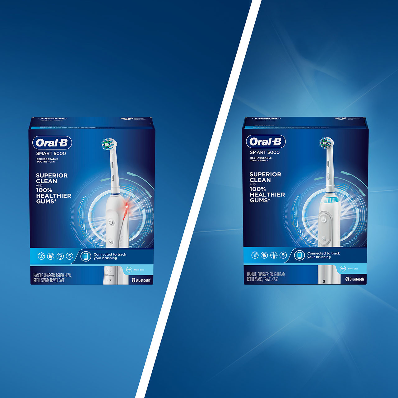 Inteligentná séria Oral-B Smart 5000 with Bluetooth Biele | SK_OB48812