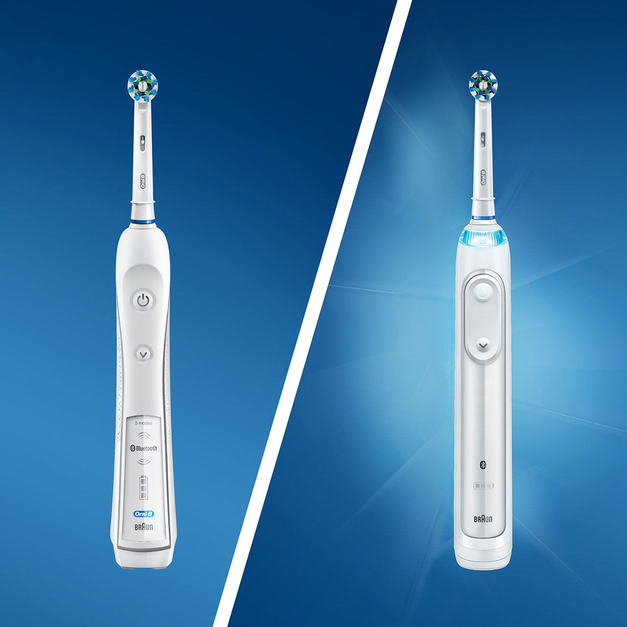 Inteligentná séria Oral-B Smart 5000 with Bluetooth Biele | SK_OB48812