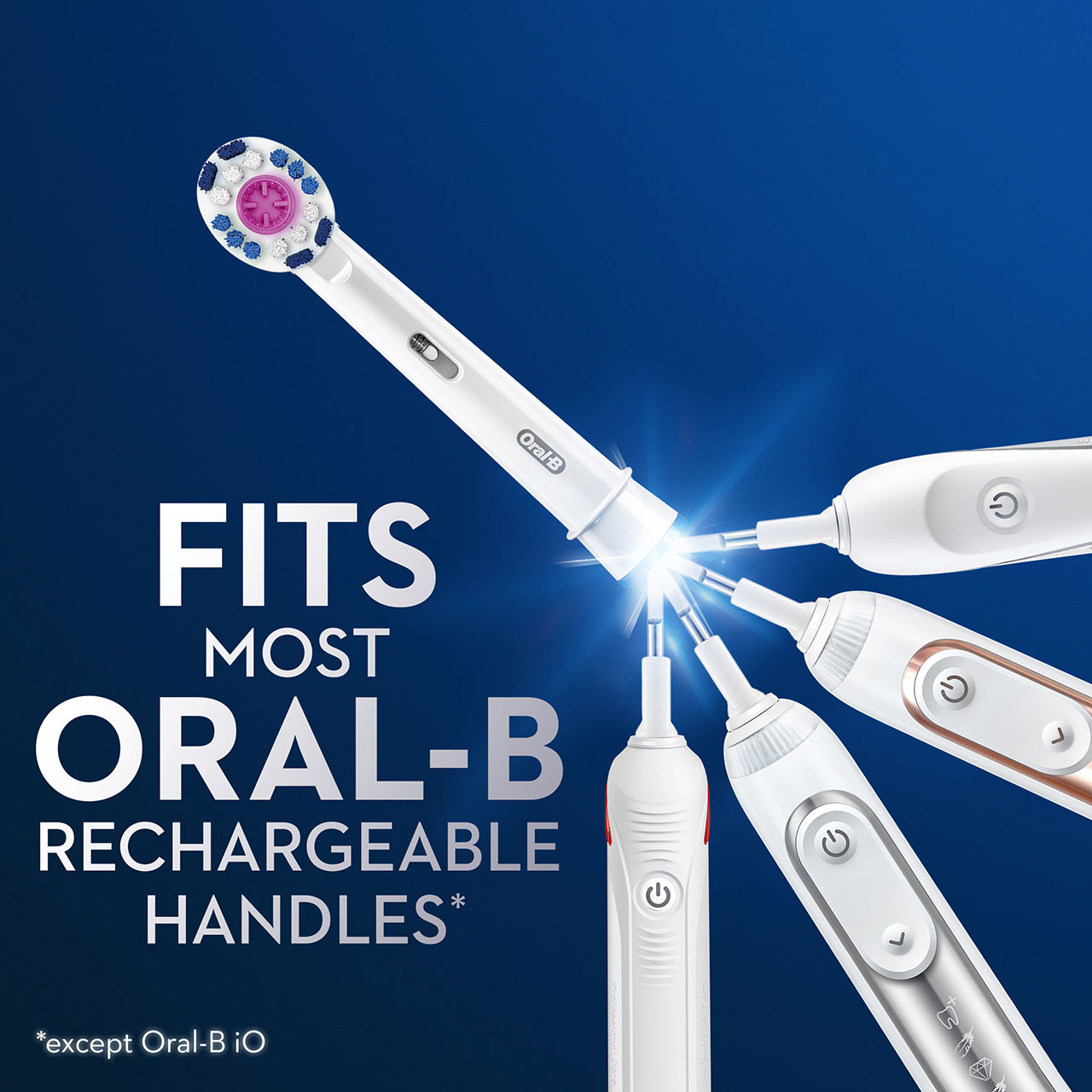 Ostatné hlavice kefky Oral-B 3D White Electric Toothbrush Biele | SK_OB40408