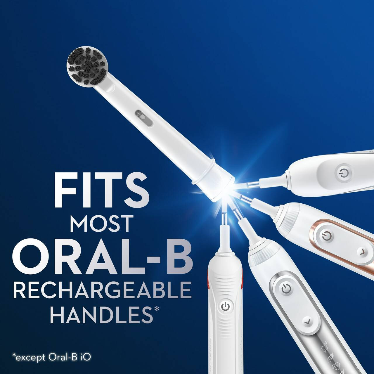 Ostatné hlavice kefky Oral-B Charcoal bristles Siva | SK_OB64434