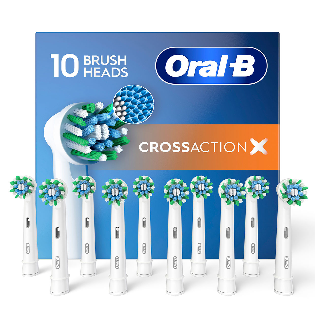 Ostatné hlavice kefky Oral-B CrossAction X-Filament Modre | SK_OB27439