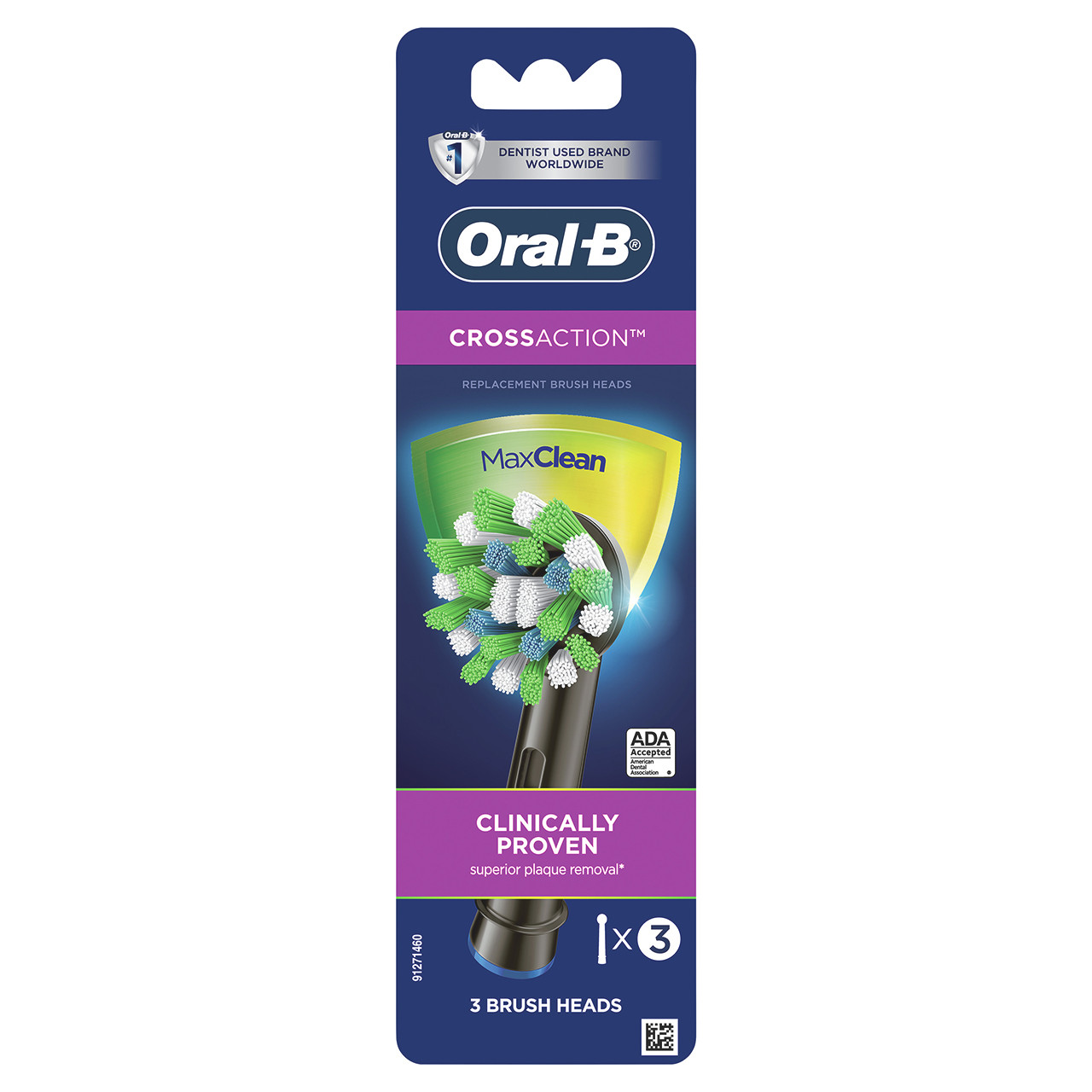 Ostatné hlavice kefky Oral-B CrossAction Čierne | SK_OB39869