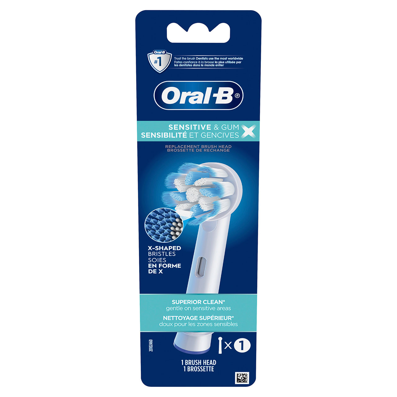 Ostatné hlavice kefky Oral-B Sensitive & Gum X X-Filament Biele | SK_OB24522