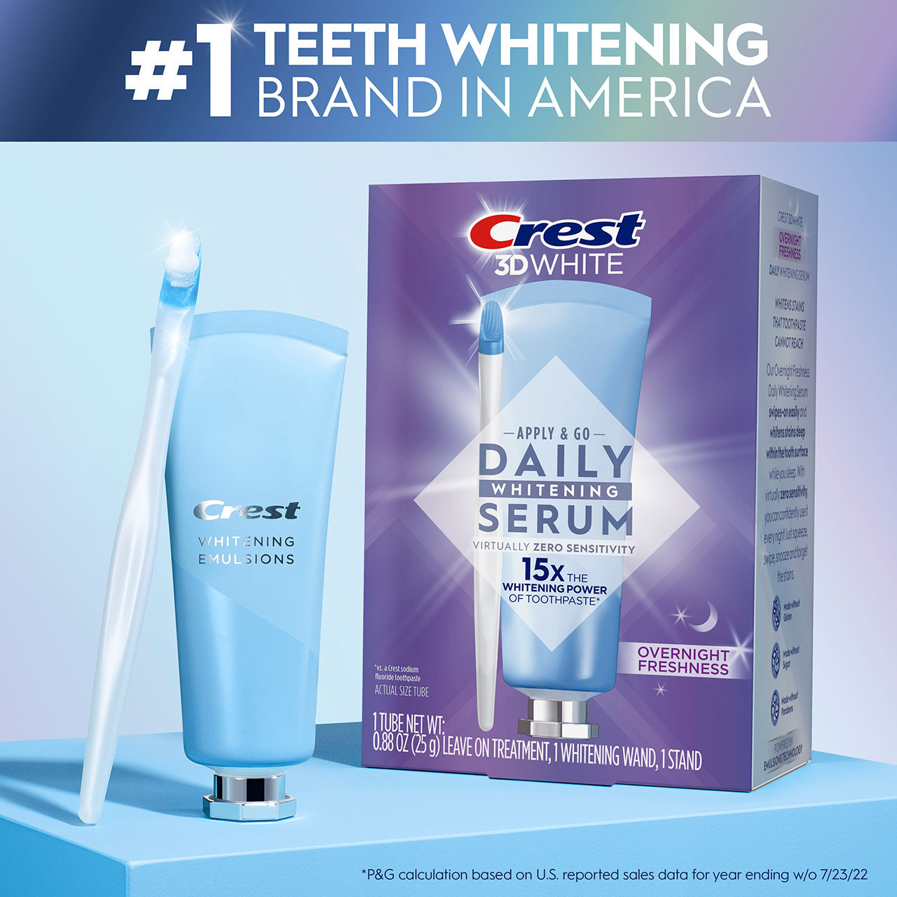 Príslušenstvo Oral-B 3DWhite Daily Whitening Serum Overnight Freshness Modre | SK_OB77460