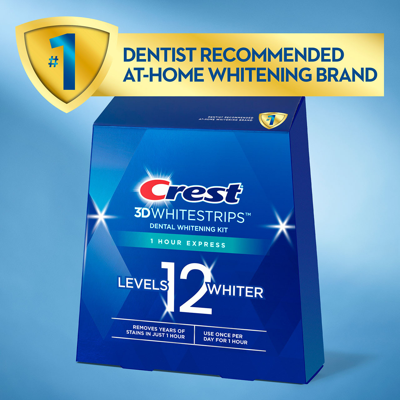 Príslušenstvo Oral-B 3DWhitestrips 1 Hour Express Modre | SK_OB44398