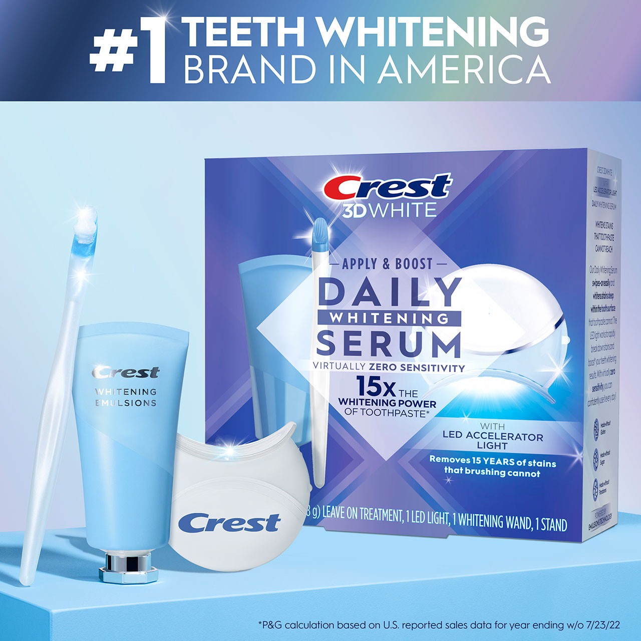 Príslušenstvo Oral-B Crest 3DWhite Daily Whitening Serum with LED Svetlo | SK_OB41082