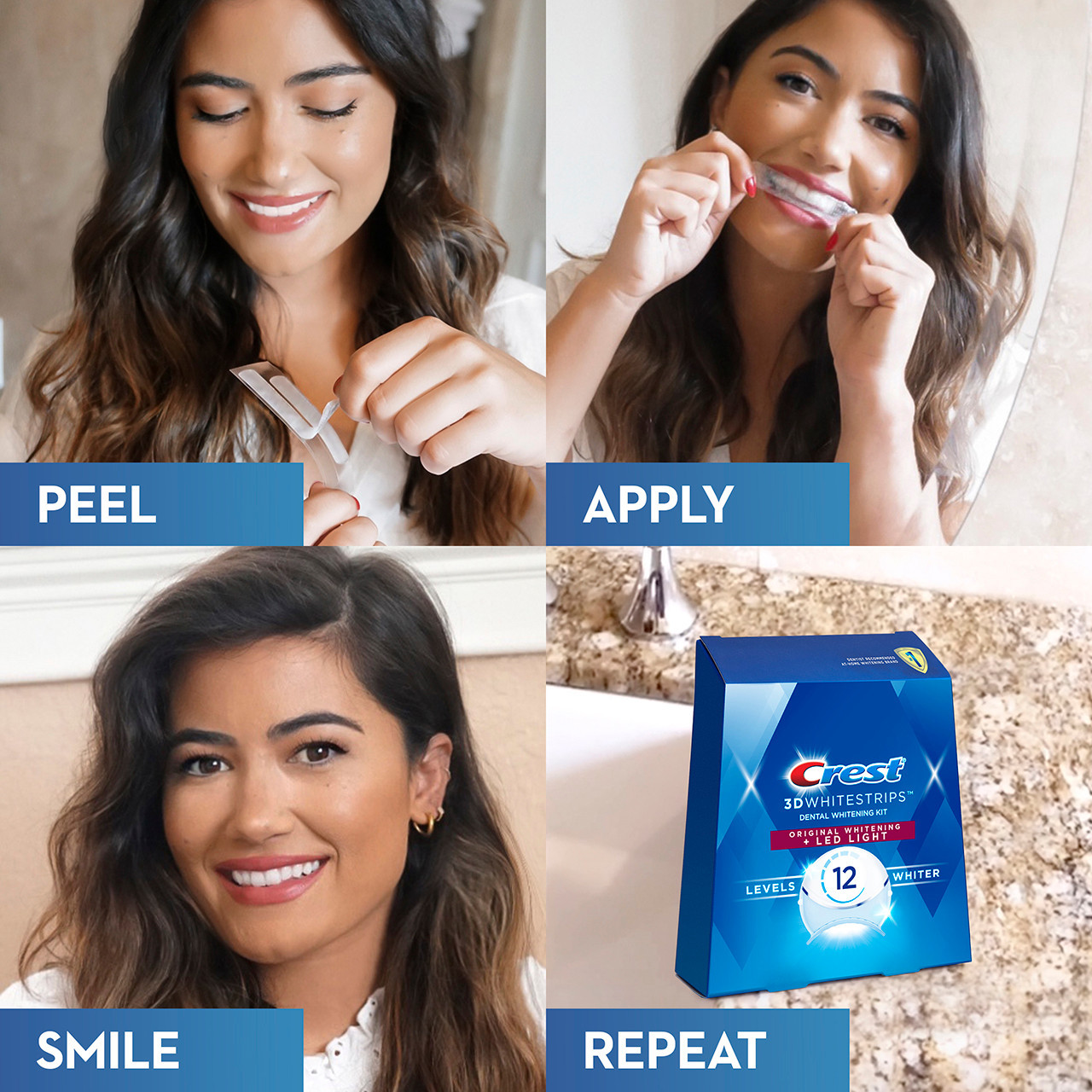 Príslušenstvo Oral-B Crest 3DWhitestrips Original Plus LED Svetlo | SK_OB54003