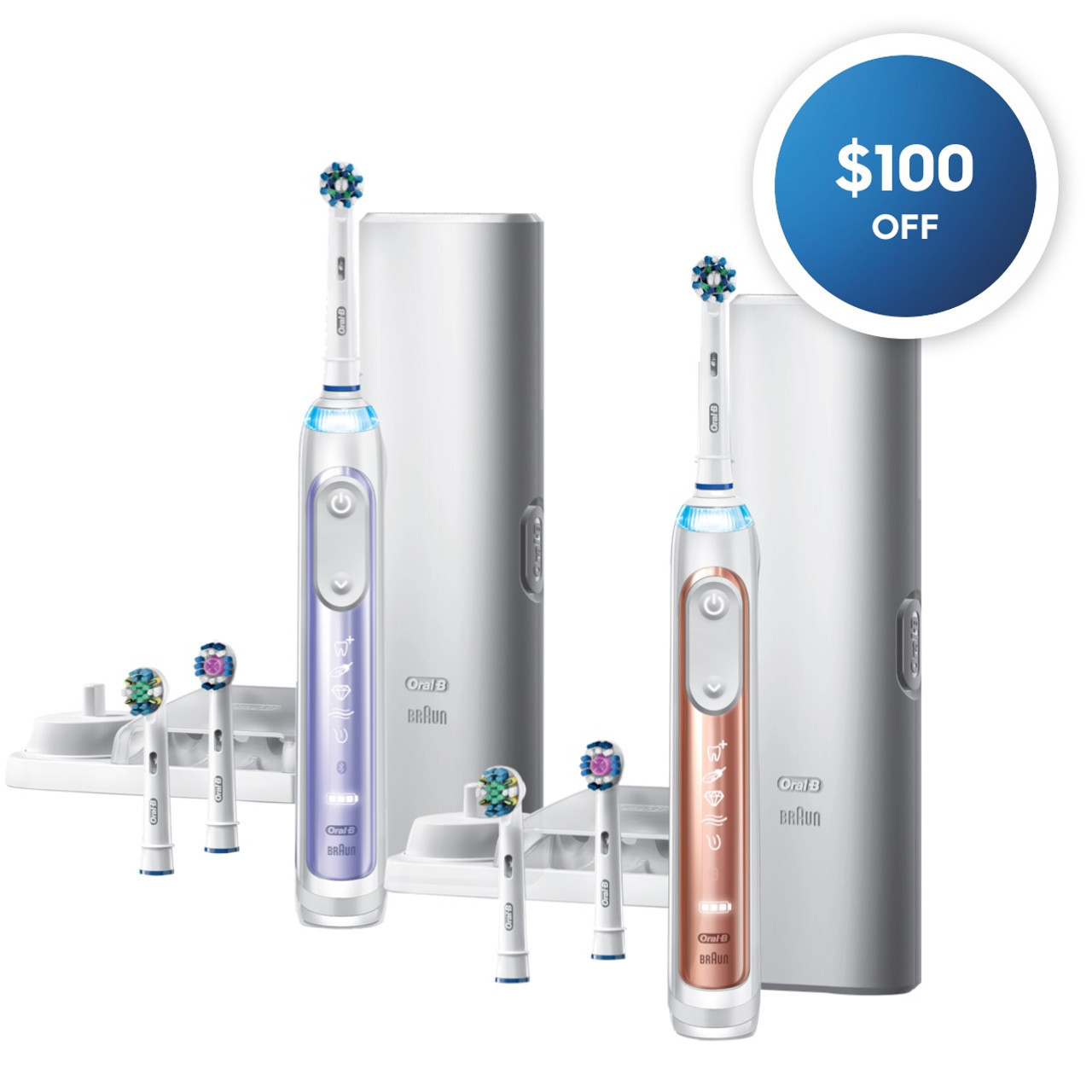 Séria Genius Oral-B Genius 7500 Rechargeable Nachový Ruzove Zlate | SK_OB30354