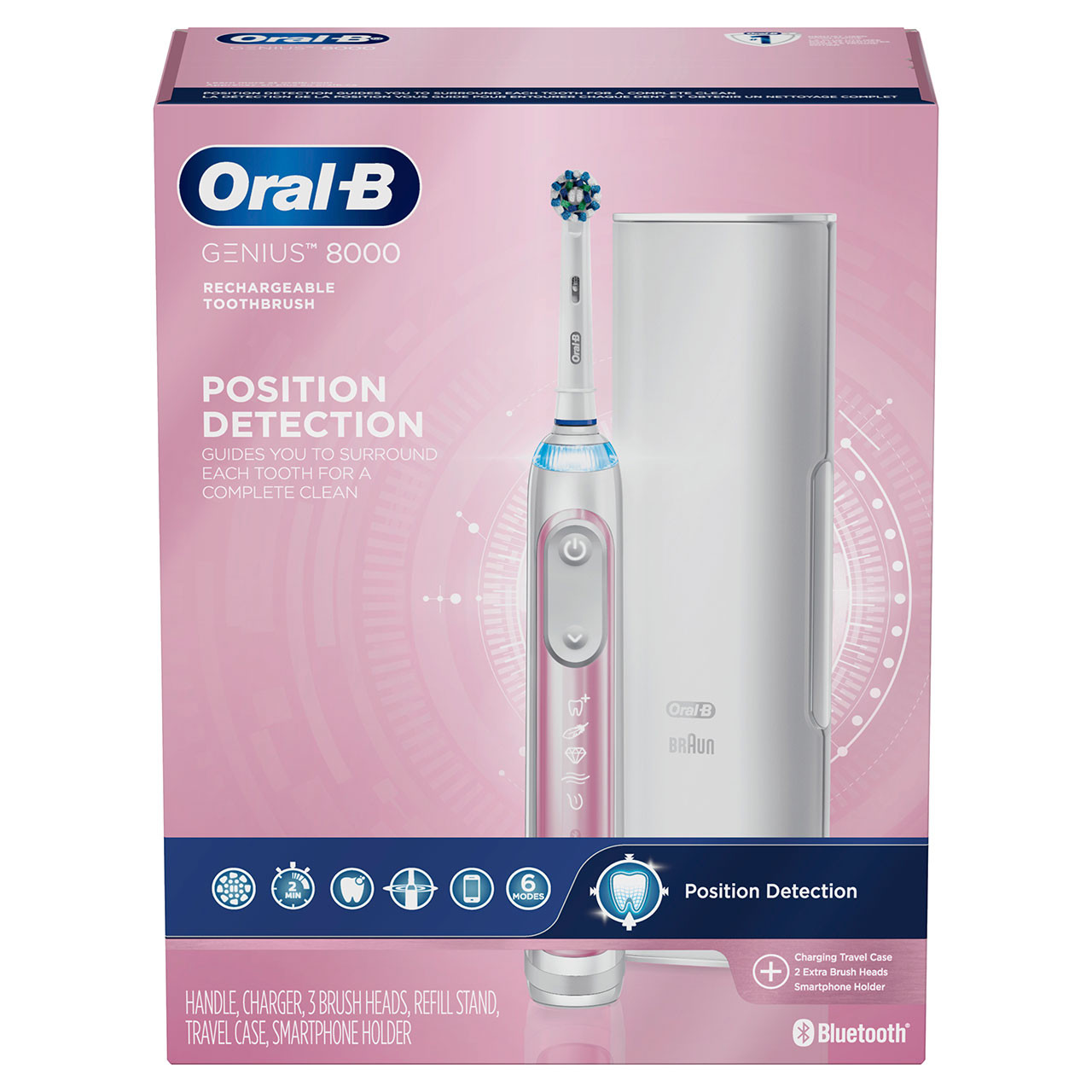 Séria Genius Oral-B Genius 8000 Rechargeable Ruzove | SK_OB69454