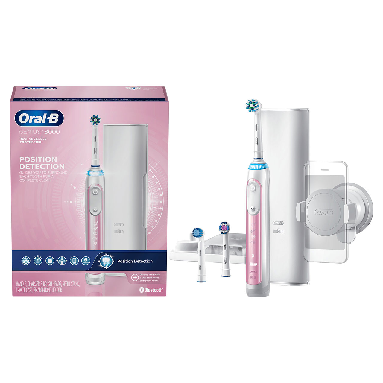 Séria Genius Oral-B Genius 8000 Rechargeable Ruzove | SK_OB69454