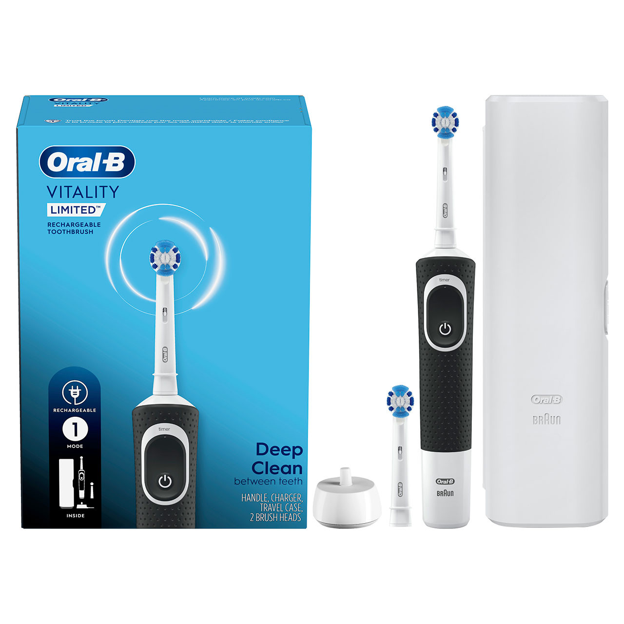 Séria Pro Oral-B Vitality Limited Rechargeable Biele Čierne | SK_OB67856