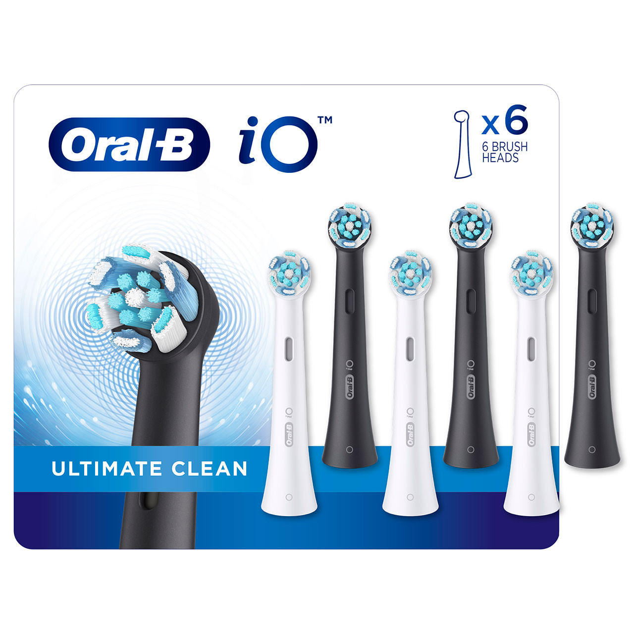 iO kefkové hlavy Oral-B iO Ultimate Clean Biele Čierne | SK_OB80937