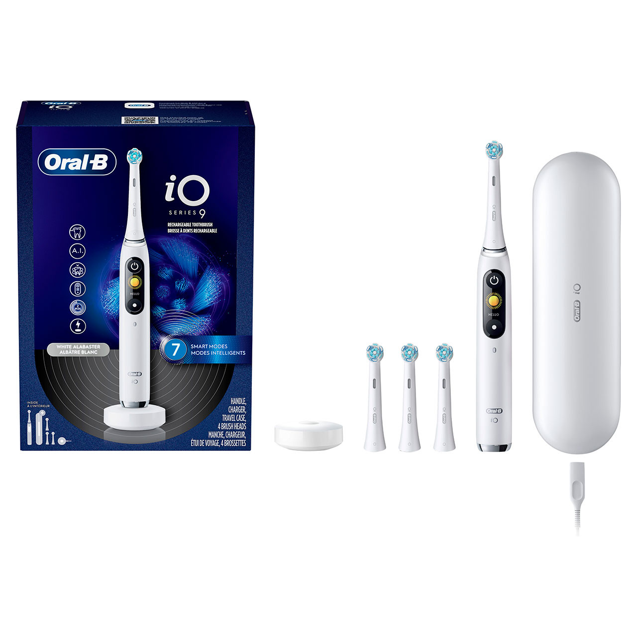 iO séria Oral-B iO Series 9 Rechargeable Biele | SK_OB75663