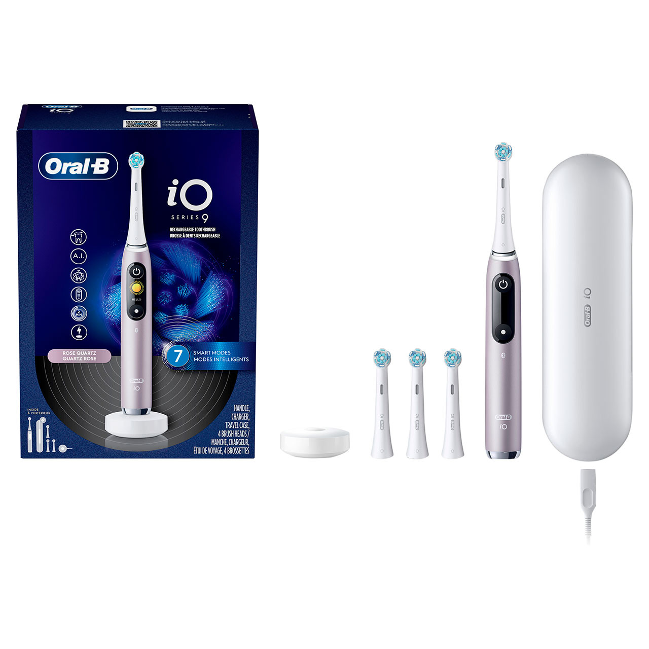 iO séria Oral-B iO Series 9 Rechargeable Ruzove | SK_OB69376